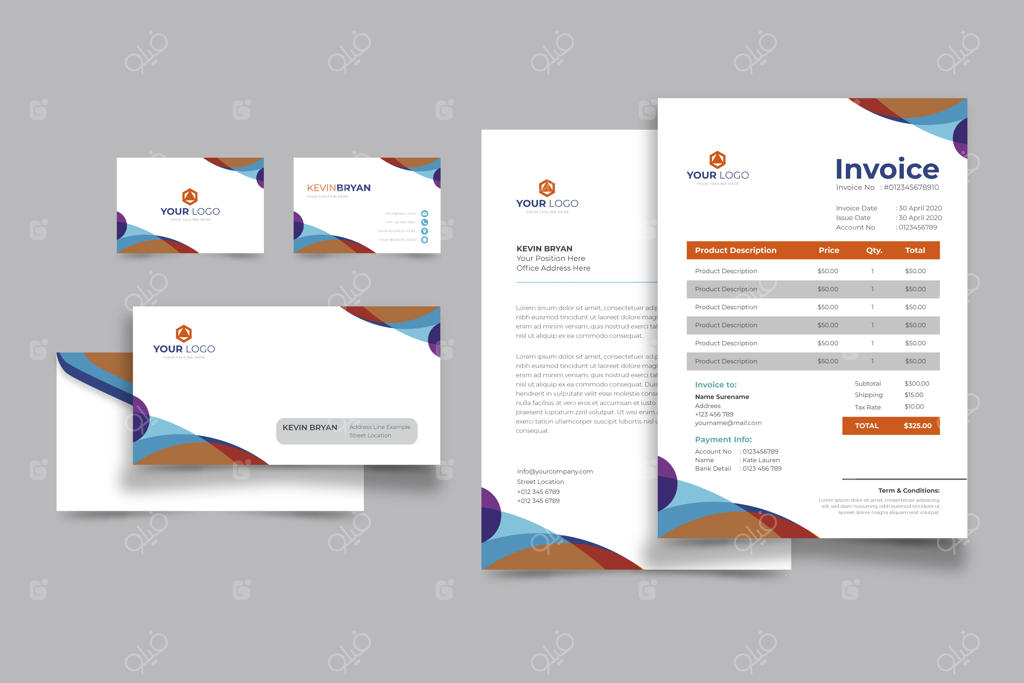 فاکتور و کارت ویزیت شرکتی