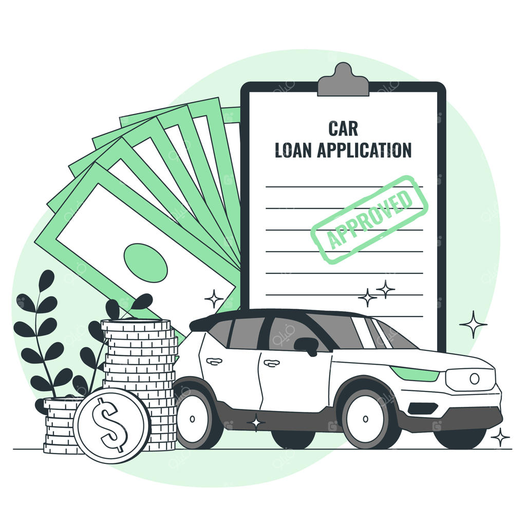 تصویرسازی مفهوم تأمین مالی خودرو