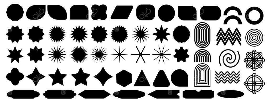 پیکره بروتال، فیگور مدرن و معاصر بروتالیست، اشکال و آیکون‌های هندسی انتزاعی، زیبایی‌شناسی طراحی سوئیسی