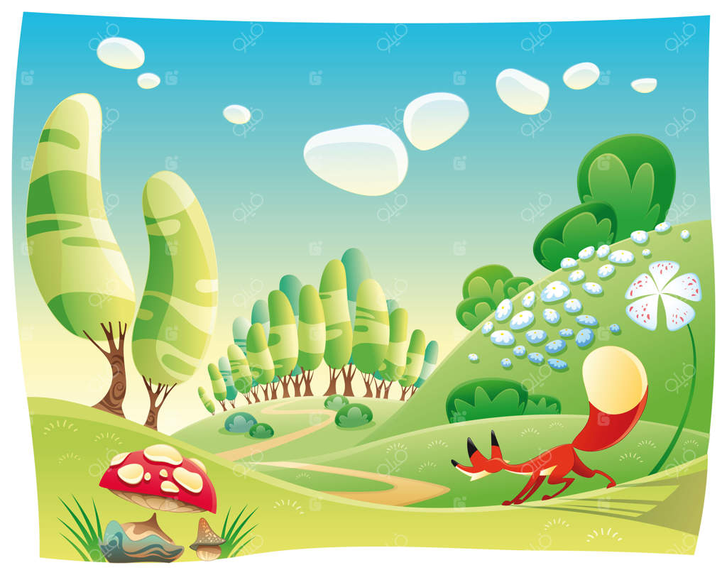 روباه در جنگل