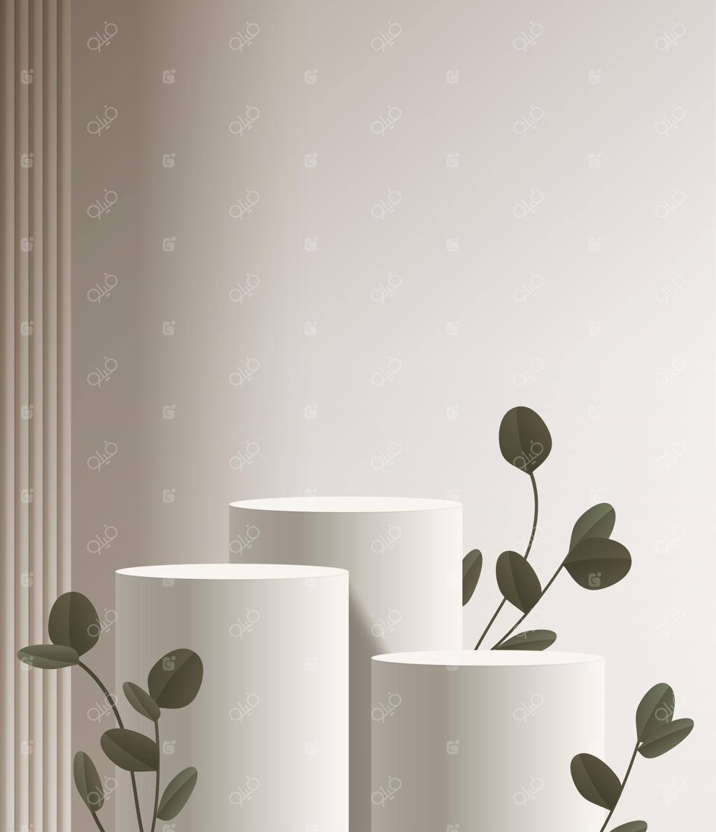 پس‌زمینه آرایشی و سکوی نمایش لوکس برای ارائه، برندسازی و بسته‌بندی محصول