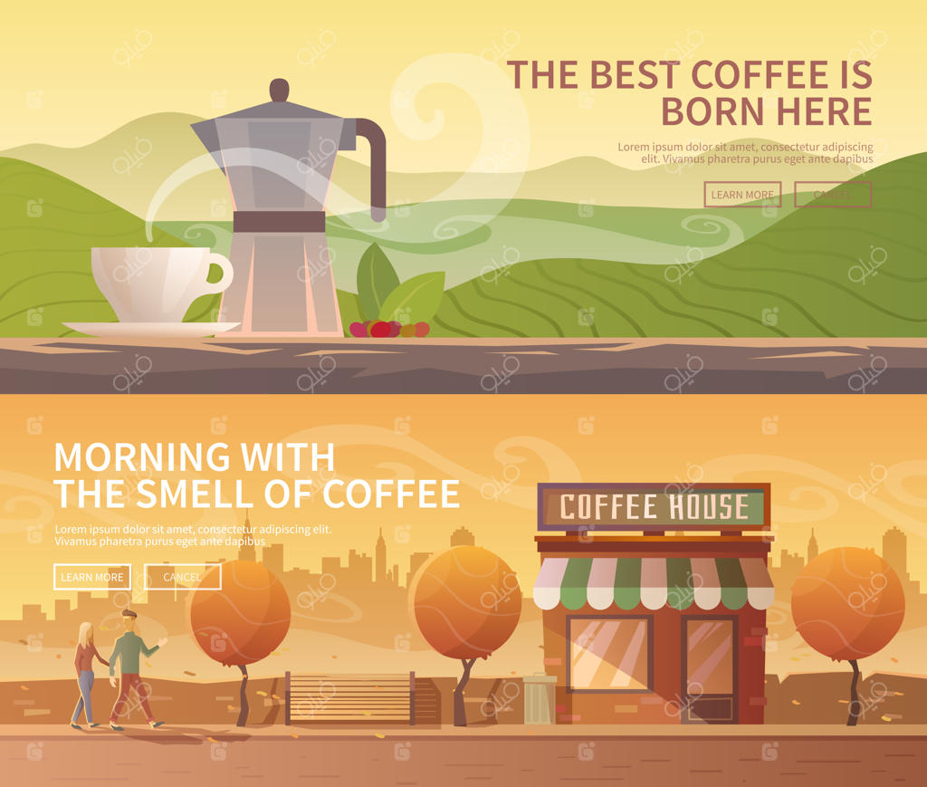 مجموعه‌ای زیبا از بنرها برای پروژه‌هایتان