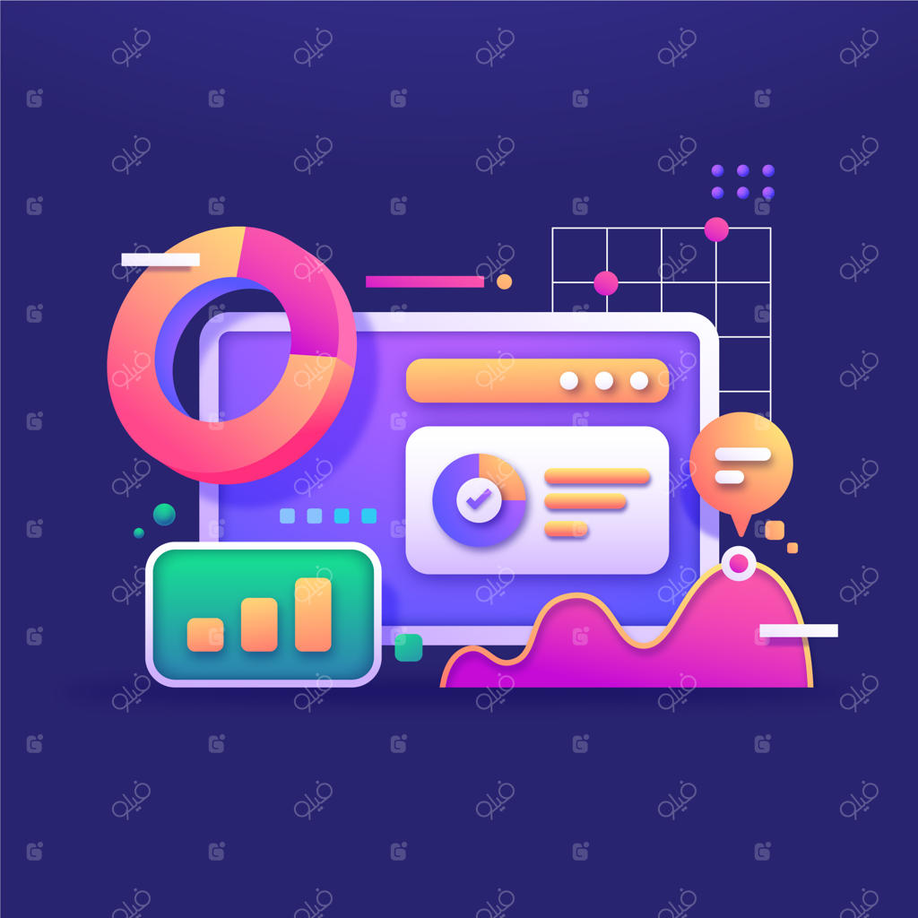 طراحی تجسم داده‌ها با گرادیانت