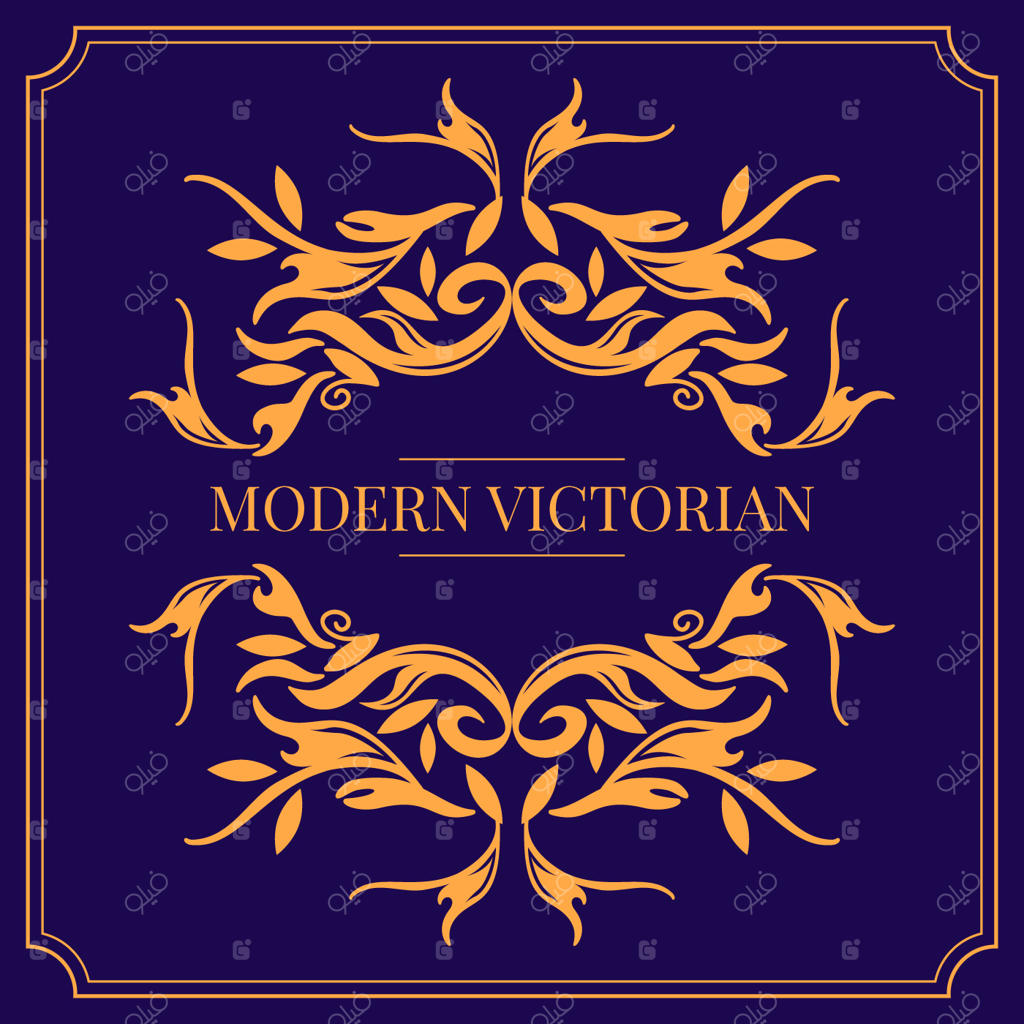 وکتور قاب ویکتوریایی مدرن