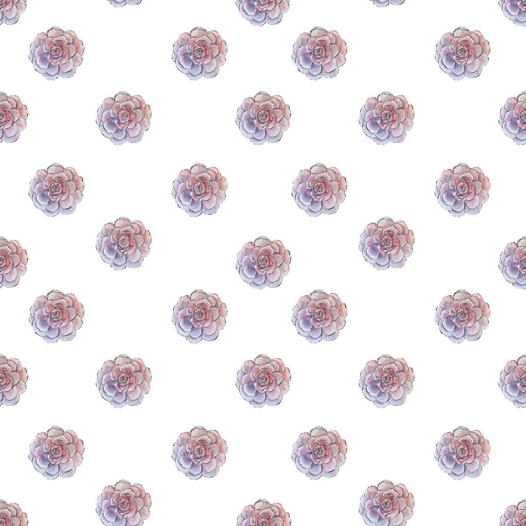 طرح گلدار بی وقفه با گل‌های صد تومانی آبرنگی. طراحی لطیف برای پارچه، کاغذ کادو یا کاغذ دیواری. زمینه گیاهی با رزهای باغی صورتی دست‌کشیده