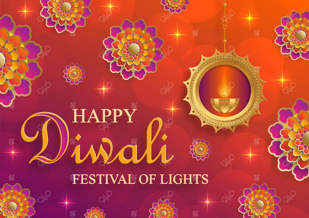 کارت تبریک جشن دیوالی، جشنواره نور هندی