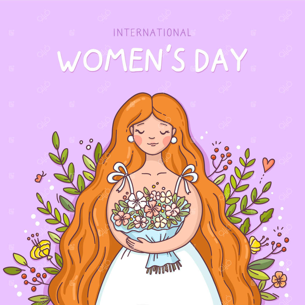 طرح دستی روز جهانی زن‌ها