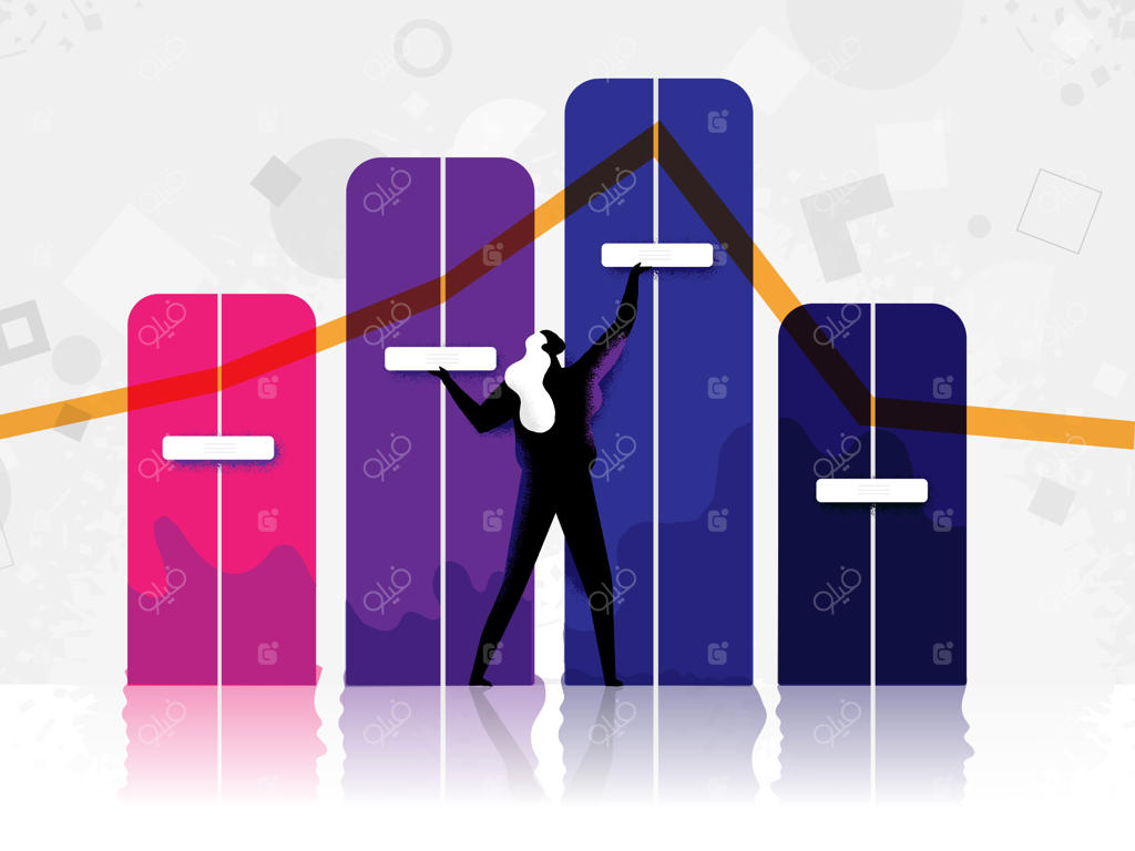 مهندس صدا: دختری در حال تنظیم سطح صدا - مفهومی برای تولید موسیقی، ضبط و پخش تلویزیونی و رادیویی