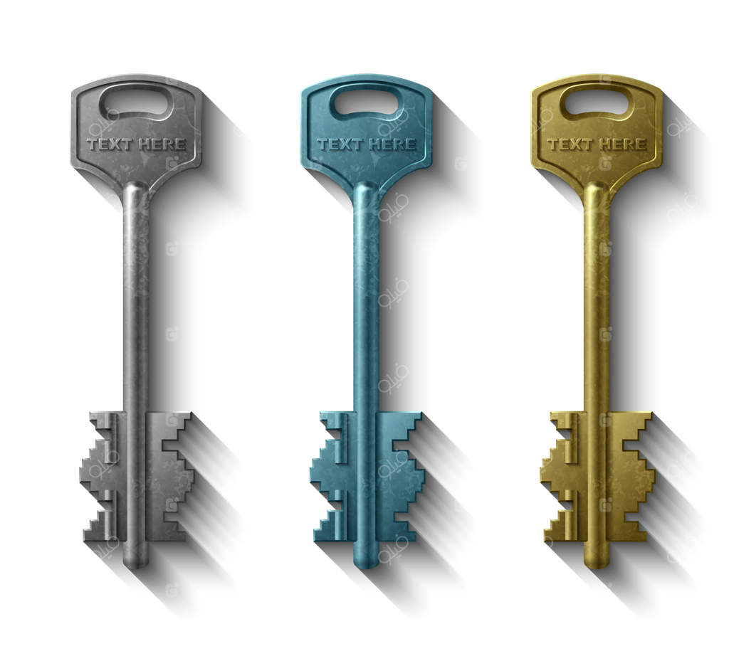 کلید قفل در، شیء واقعی