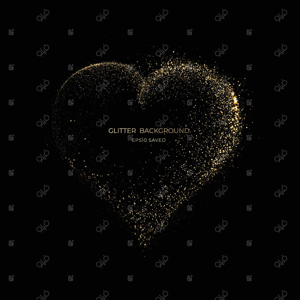 نور غبار طلایی، پس‌زمینه‌ای درخشان