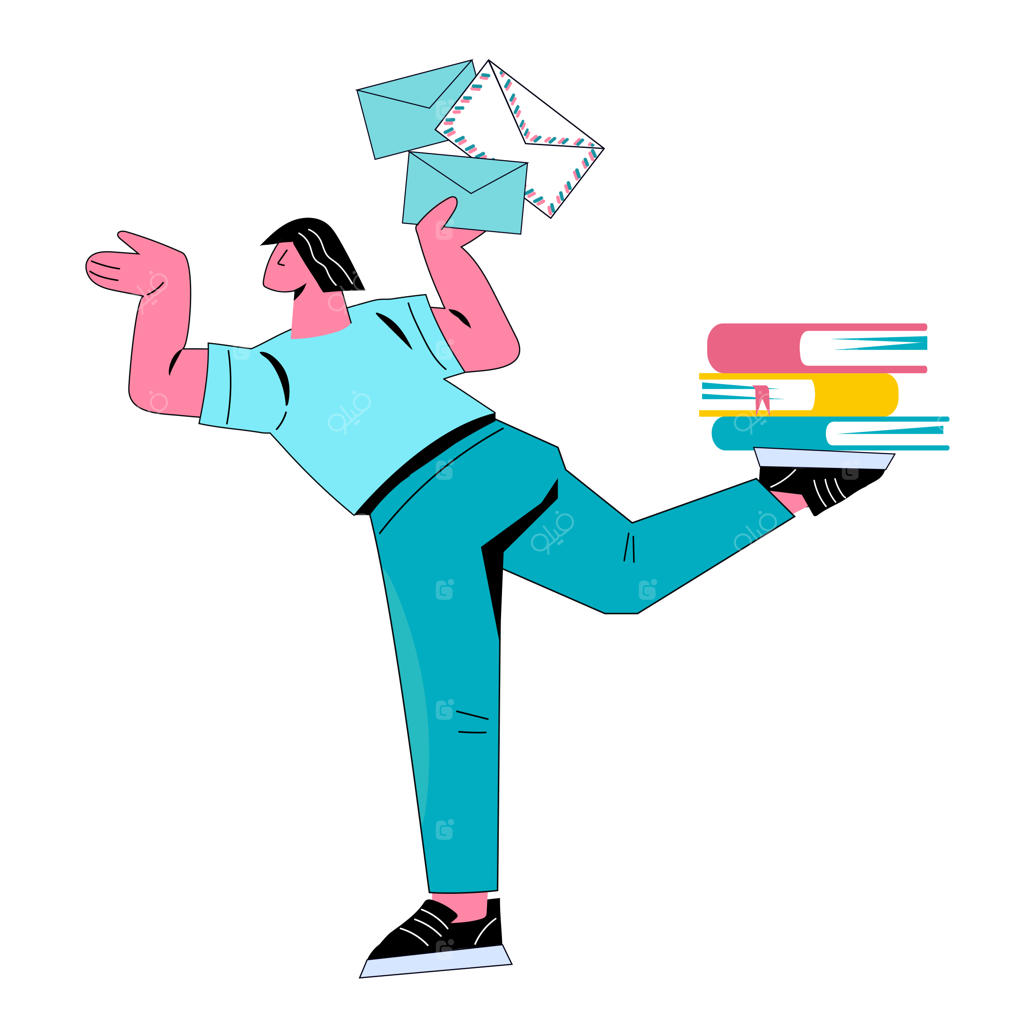 مفهوم کسب و کار: چندوظیفگی و کارایی - تصویر کارتونی تخت و جداگانه