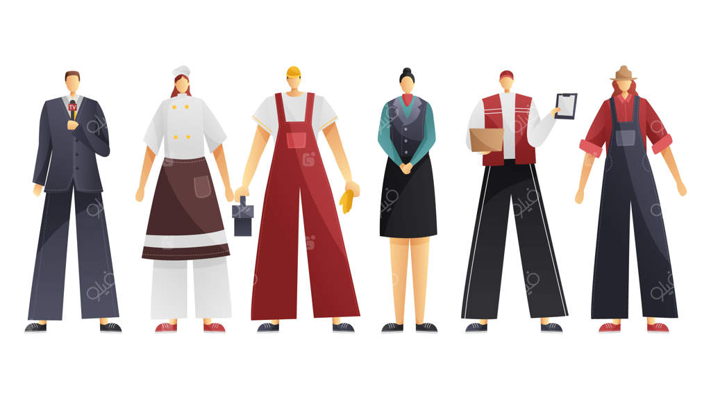 مجموعه‌ای از شش حرفه