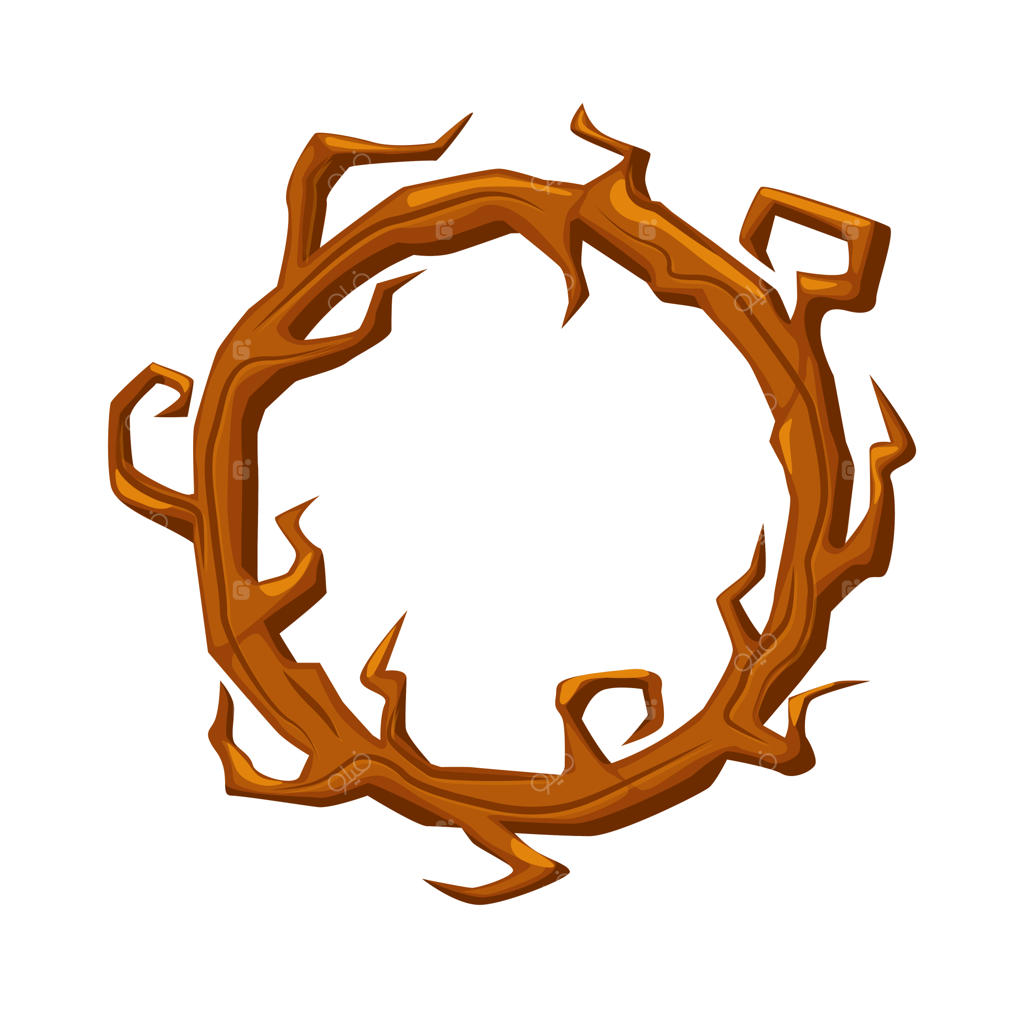 قاب گرد چوبی قدیمی