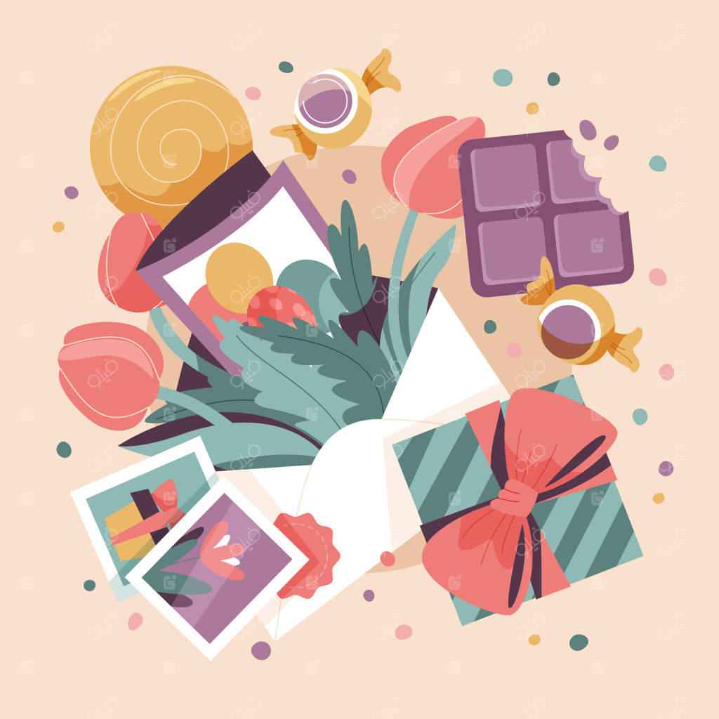 تصویرسازی دستی تولد