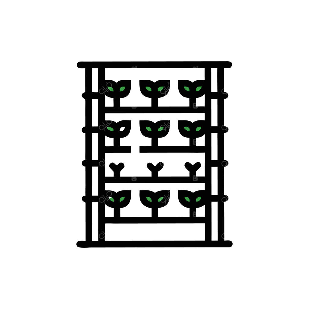 تصویرسازی منحصر به فرد باغ عمودی برای EcoArt