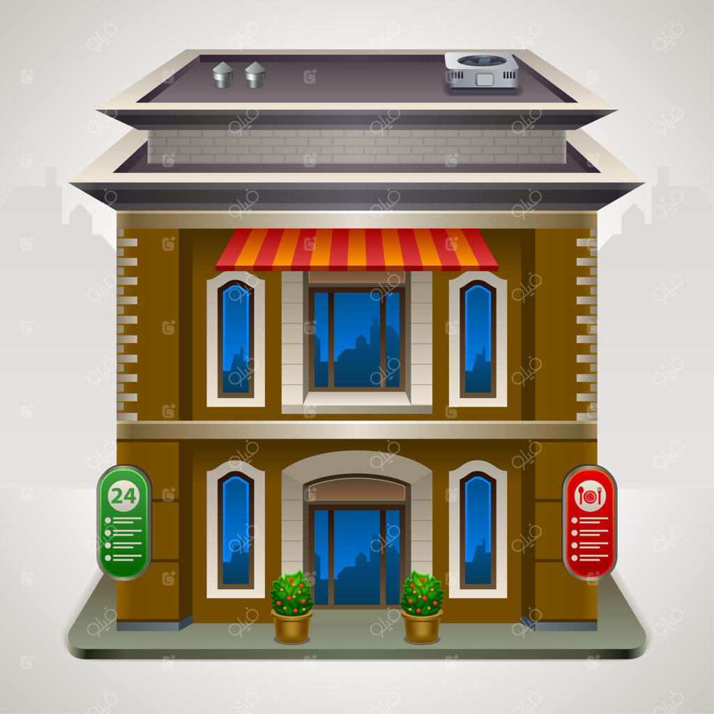 نمای یک کافه یا فروشگاه قهوه