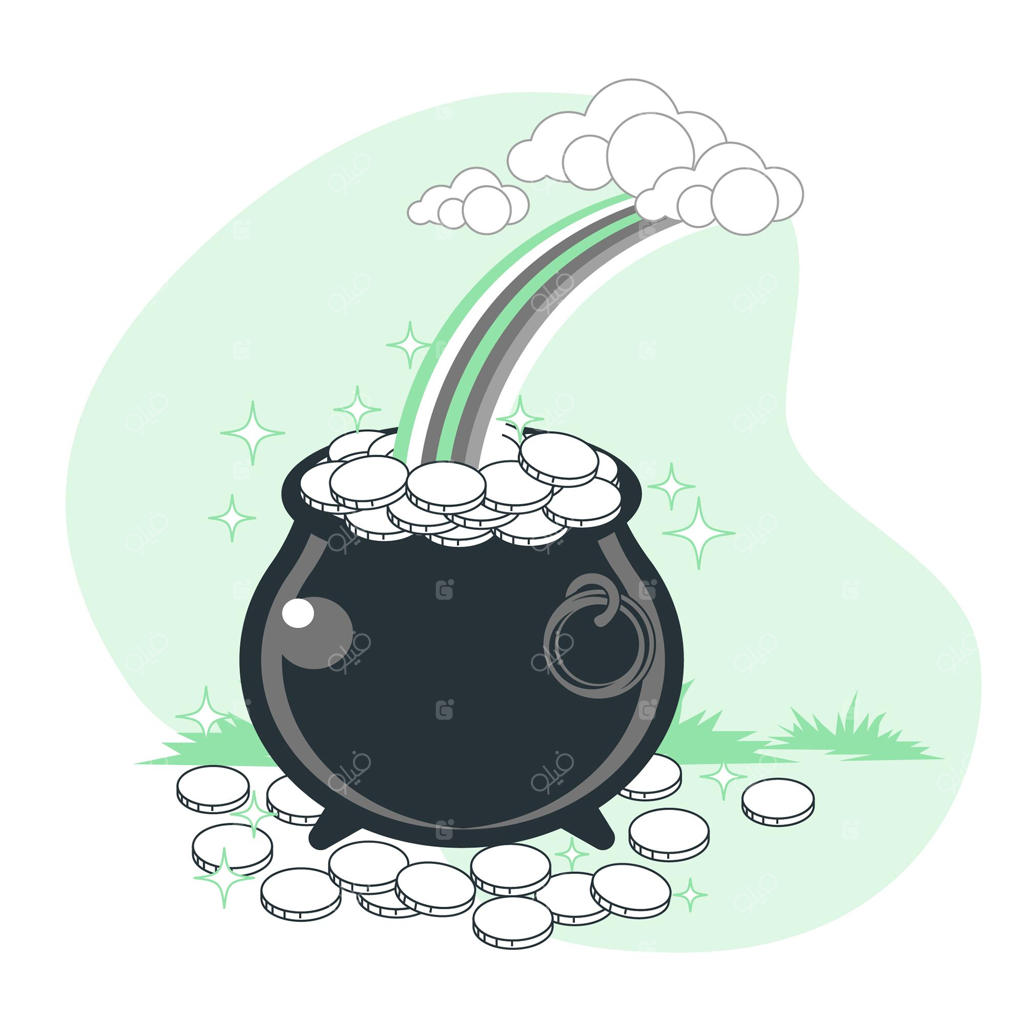 تصویرسازی مفهوم دیگ طلا