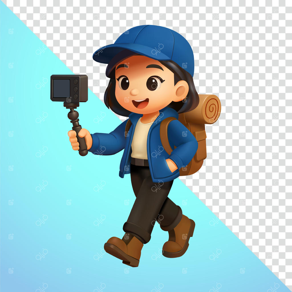 وبلاگ سفر ماجراجویی زنانه با تکنولوژی سه‌بعدی: مناسب برای شبکه‌های اجتماعی و کسب‌وکار