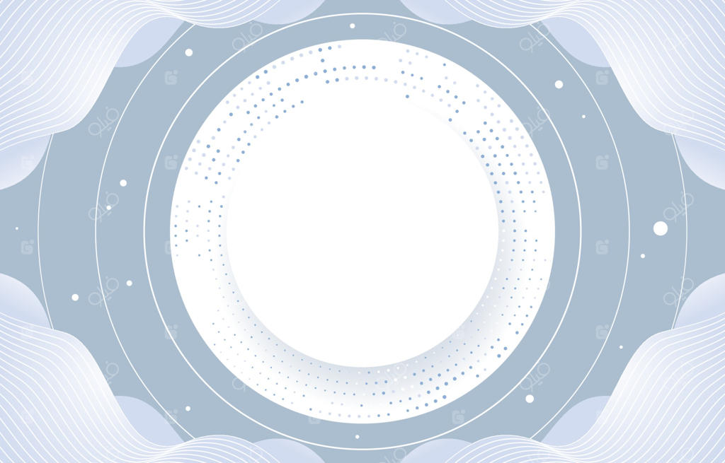 پس‌زمینه شیک با دایره سفید