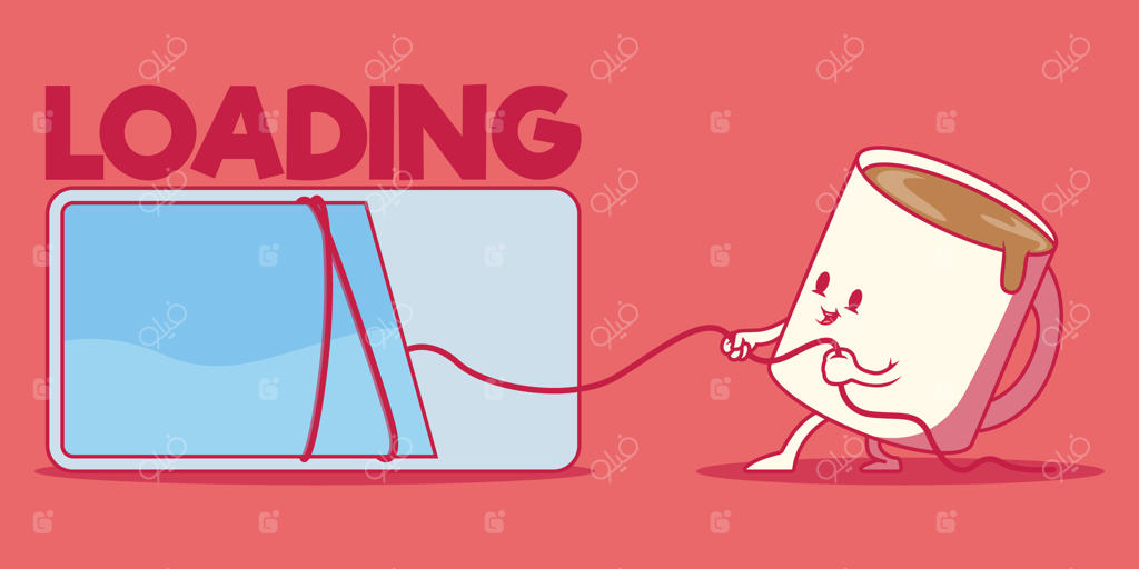 تصویرسازی شخصیت فنجان قهوه: انگیزه، طراحی تکنولوژی، در حال بارگذاری