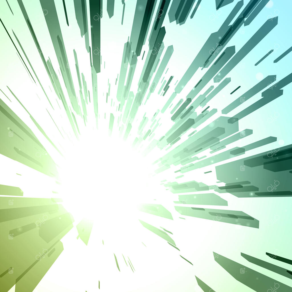 انفجار انتزاعی انرژی سبز