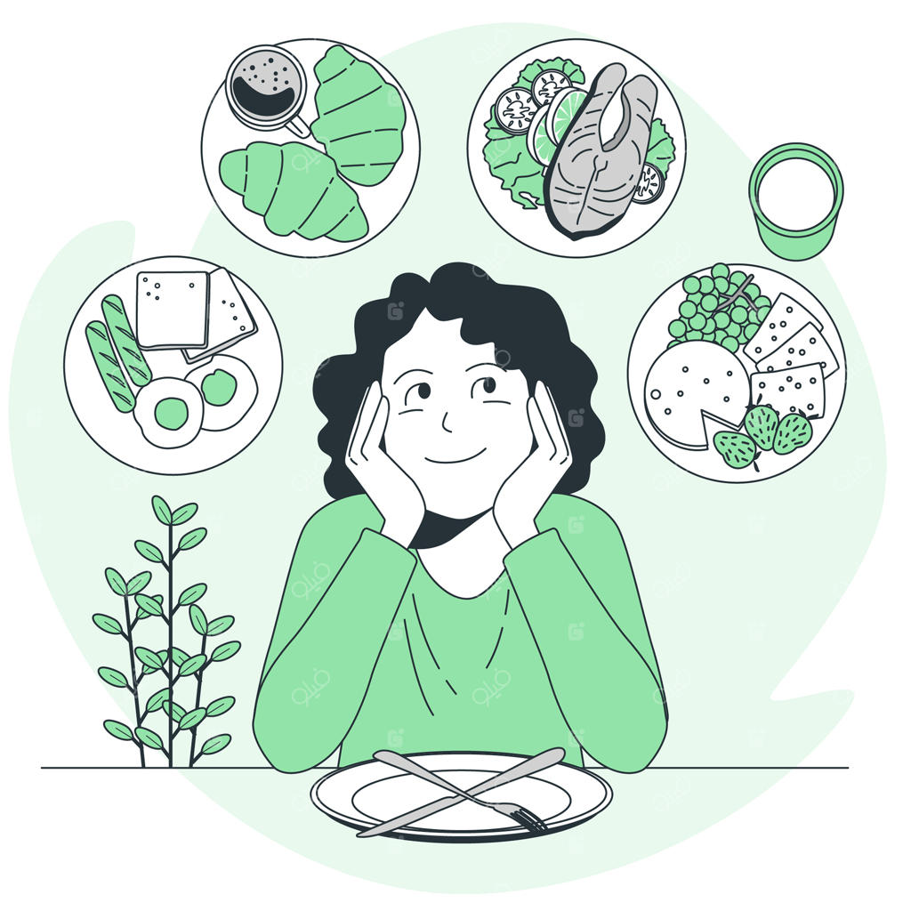 تصویری از مفهوم تنوع در تغذیه