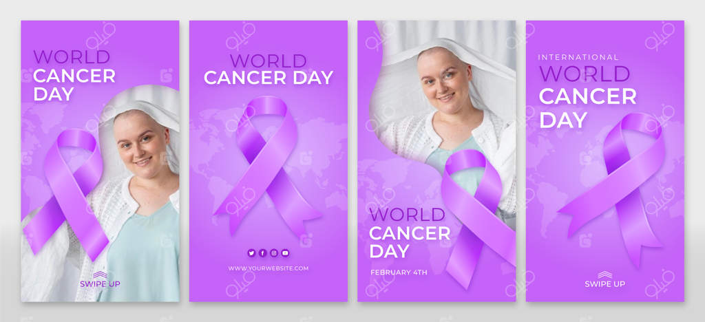 مجموعه استوری‌های اینستاگرام برای روز جهانی سرطان با رویکرد واقعی‌گرا
