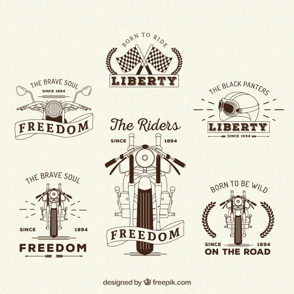 مجموعه نشان‌های موتورسیکلت‌های کلاسیک