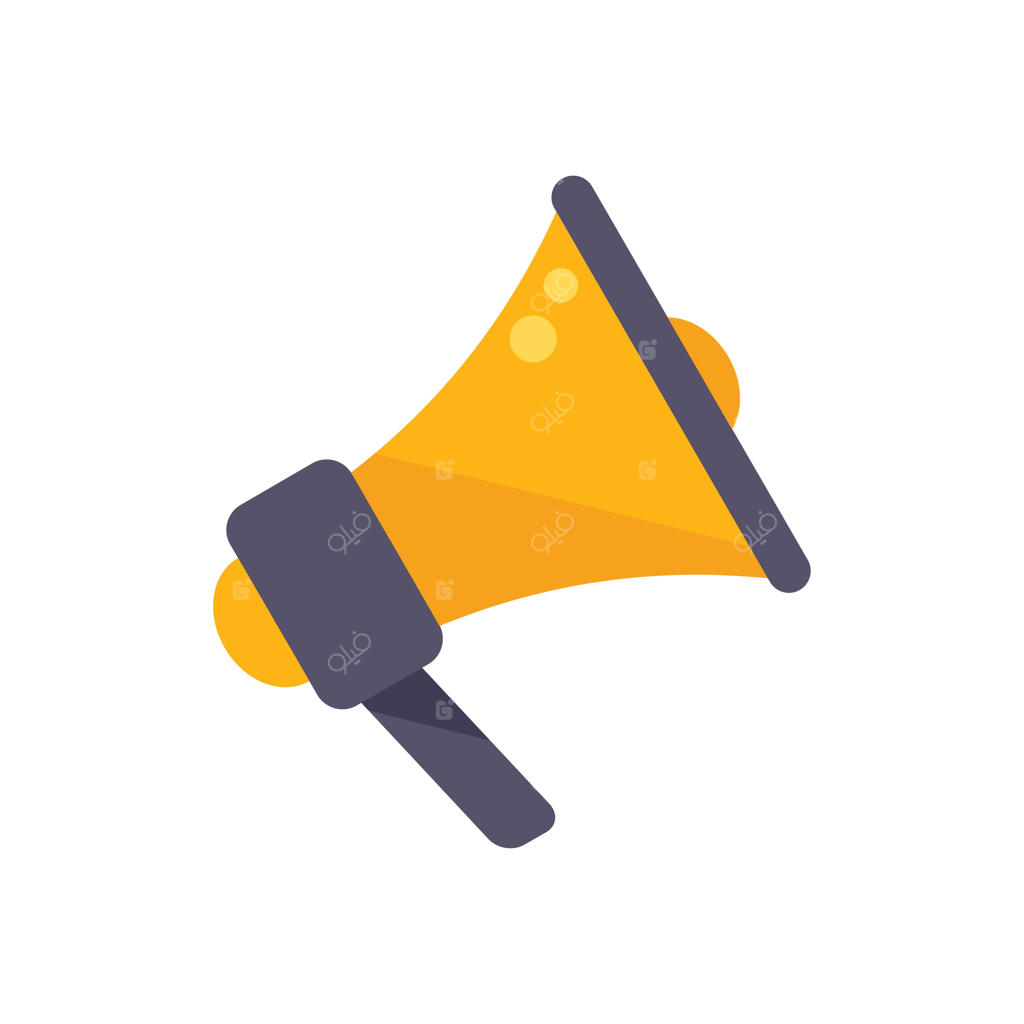 وکتور آیکون تخت بلندگوی استخدام، جستجوی کار و مصاحبه شغلی