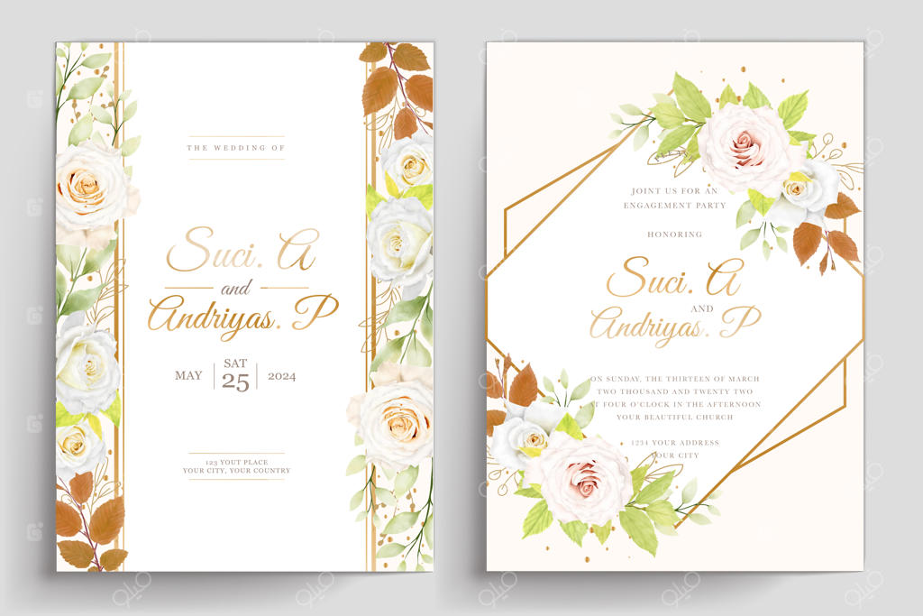 طرح کارت با حلقه گل‌های آفتابگردان و رزهای زیبا پس‌زمینه