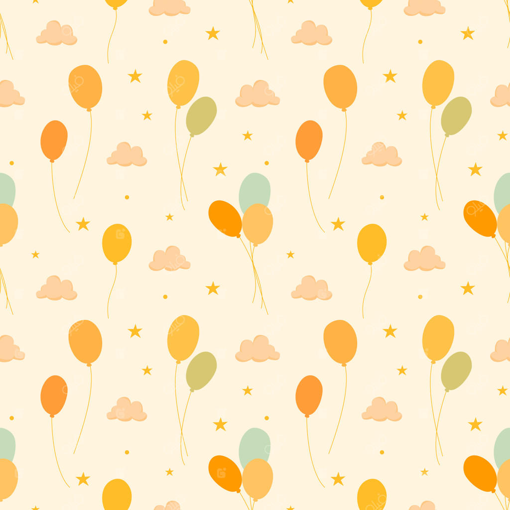 پترن بادکنک‌های رنگارنگ