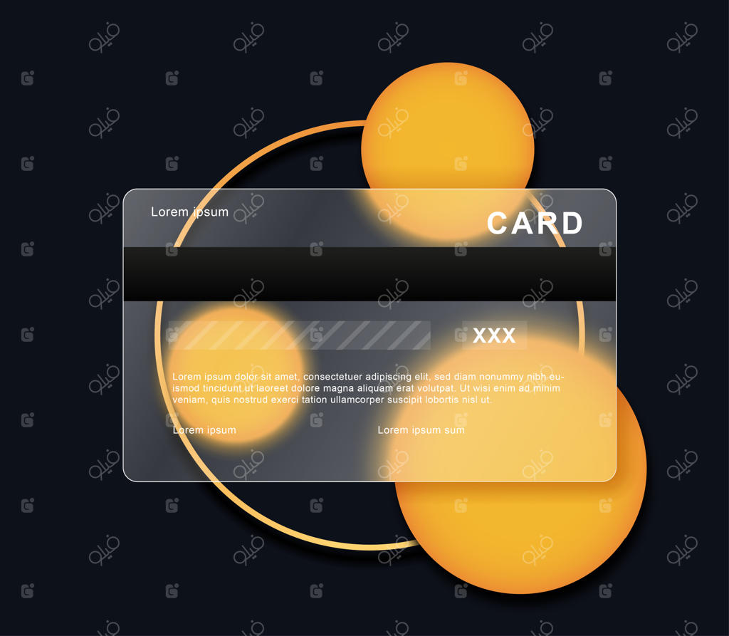 نمونه کارت اعتباری