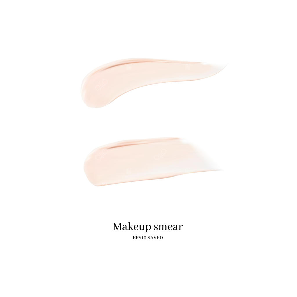 کرم آرایشی بر روی پس‌زمینه سفید.