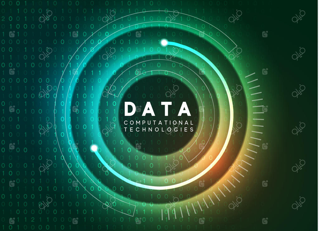 اینفوگرافیک فناوری هولوگرافیک: نمایش داده‌های کلان به‌صورت بصری وکتوری