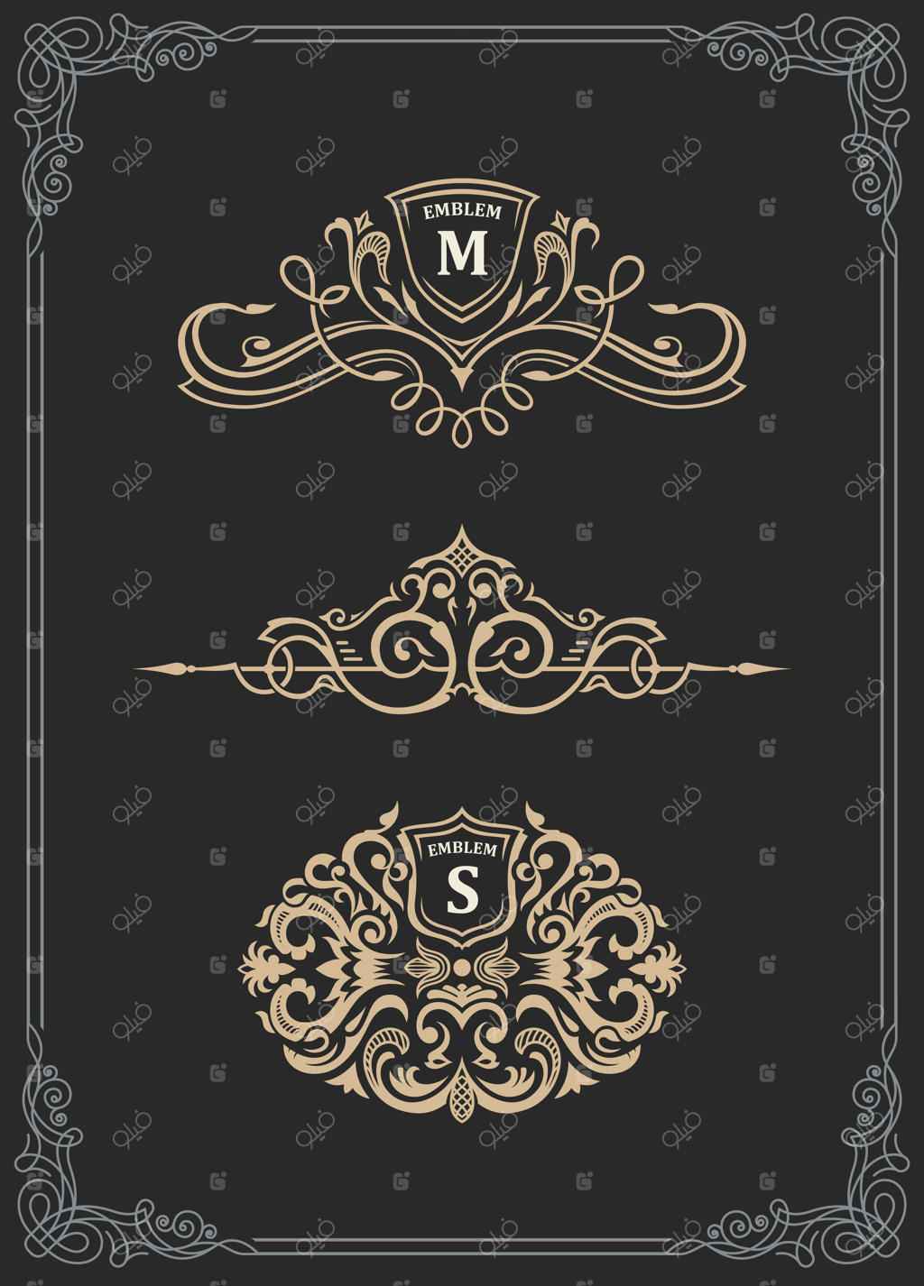 نشان‌های گل‌دار کلاسیک