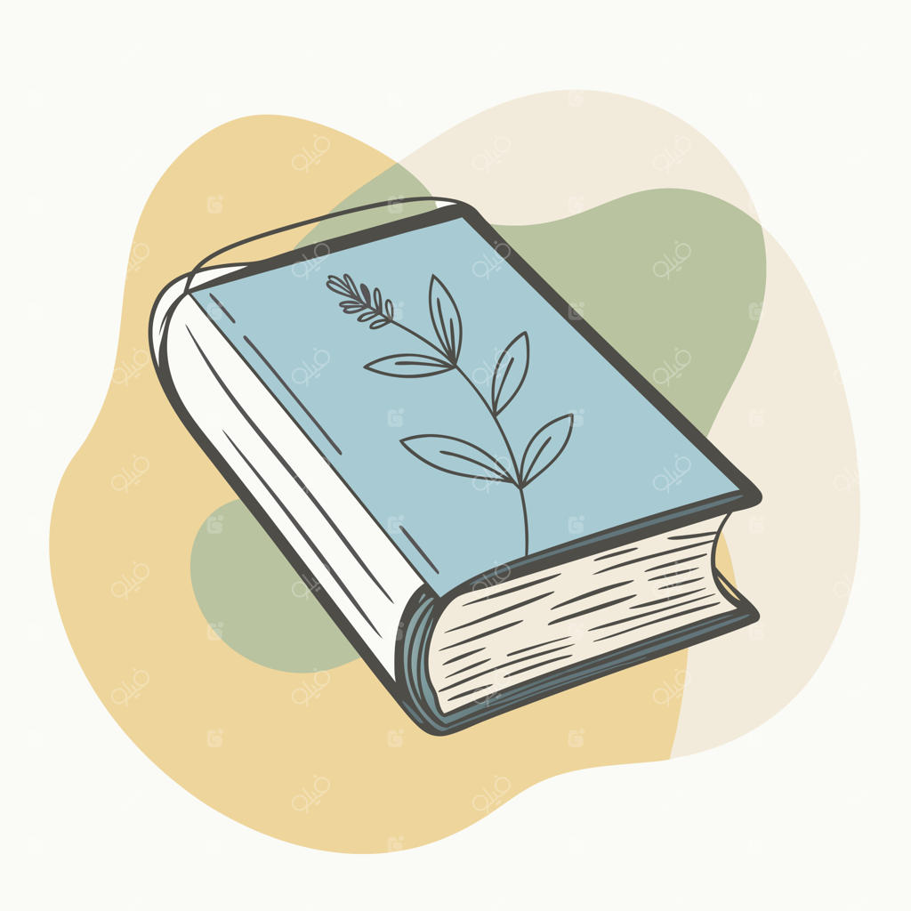 طرح وکتور موکاپ کتاب