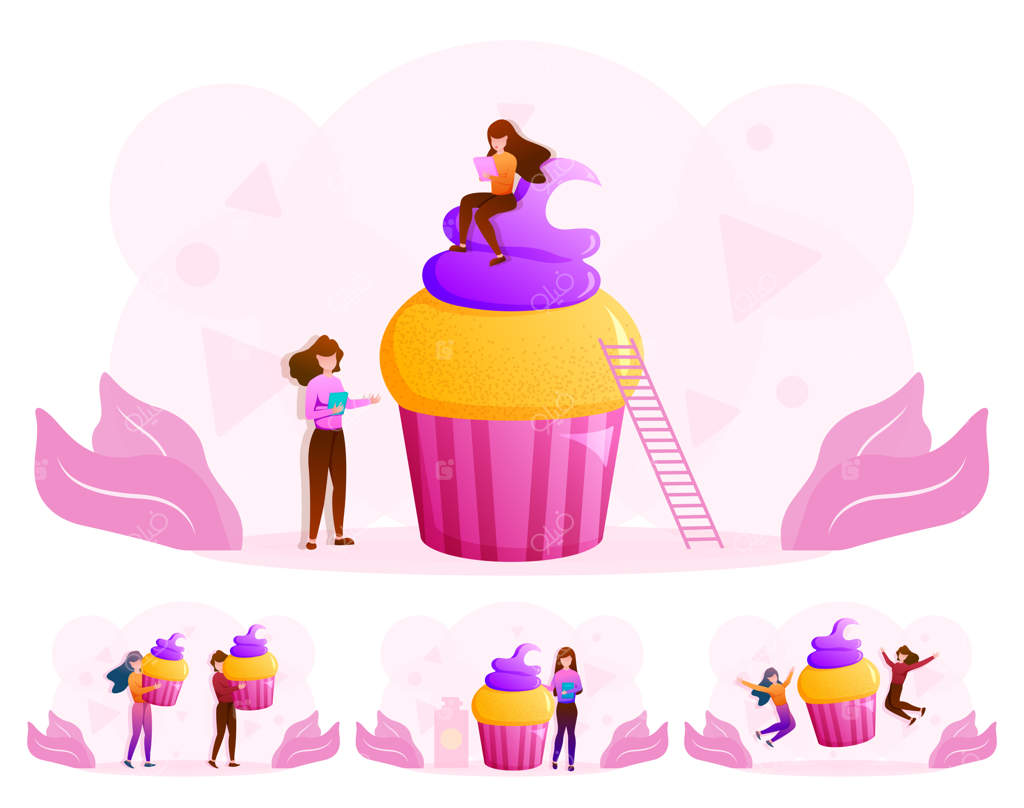 مجموعه زن جوان با کسب‌وکار نانوایی