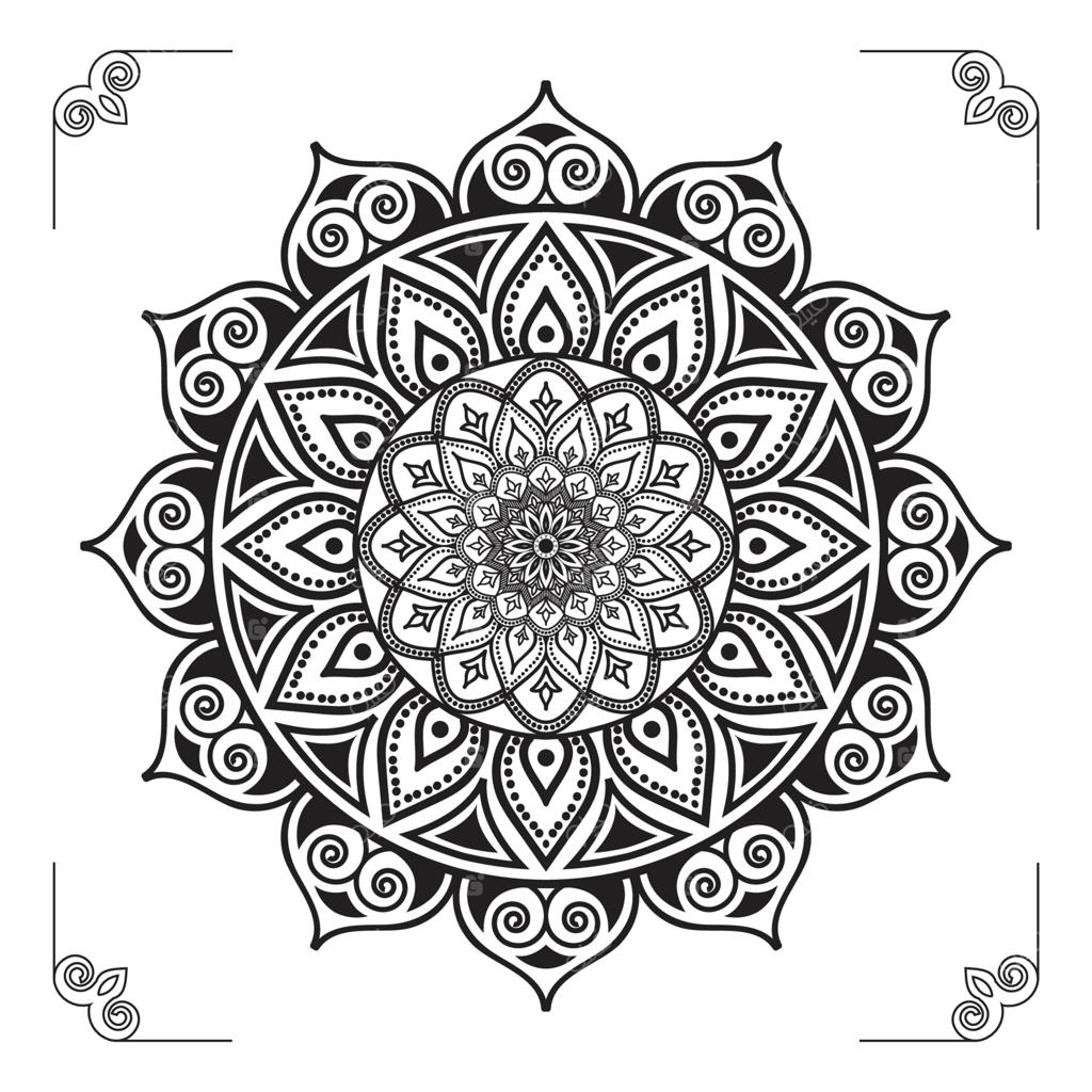 طرح پس‌زمینه ماندا لاکچری و مدرن - طراحی الگوی انتزاعی و حرفه‌ای وکتور