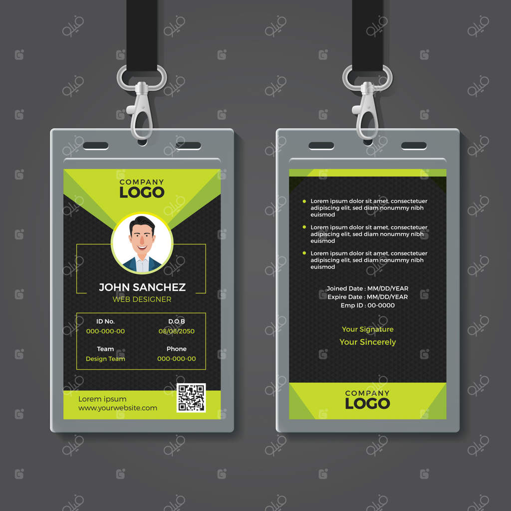 پترن خلاقانه برای کارت شناسایی