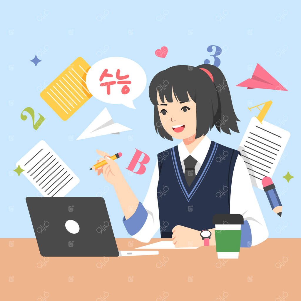 تصویرسازی دستی آزمون ورودی دانشگاه