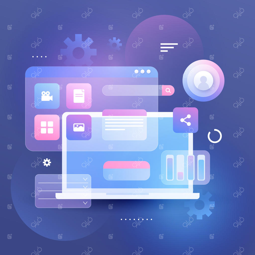 تصویرسازی واقع‌گرایانه طراحی رابط و تجربه کاربری