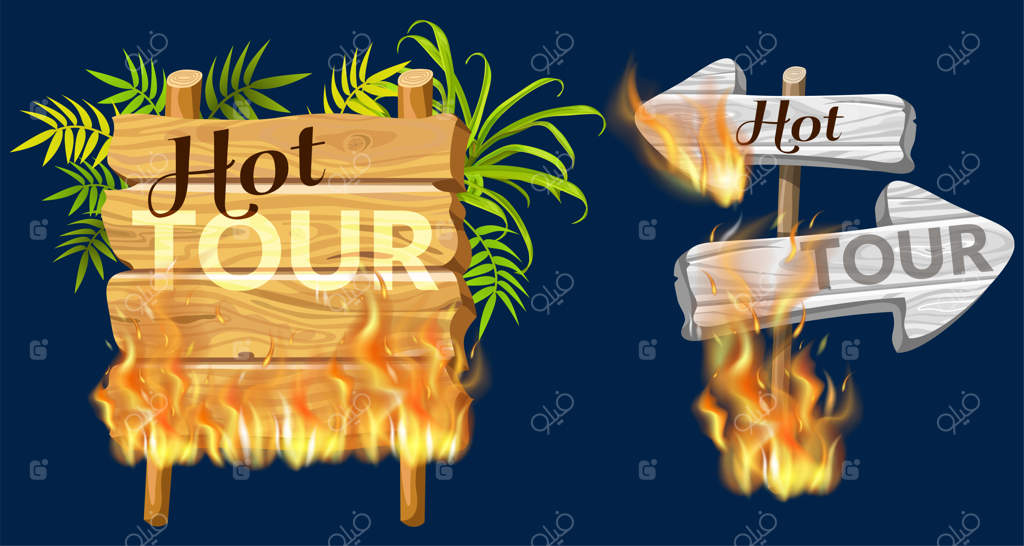 پنل‌های چوبی برای فروش با طرح سوخته‌ی شعله.