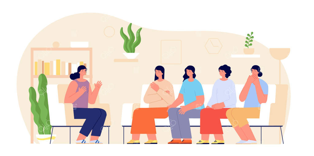 نشست گروه‌درمانی زنان: جلسه‌ی روان‌درمانی، همبستگی زنان و دوستی در اجتماع