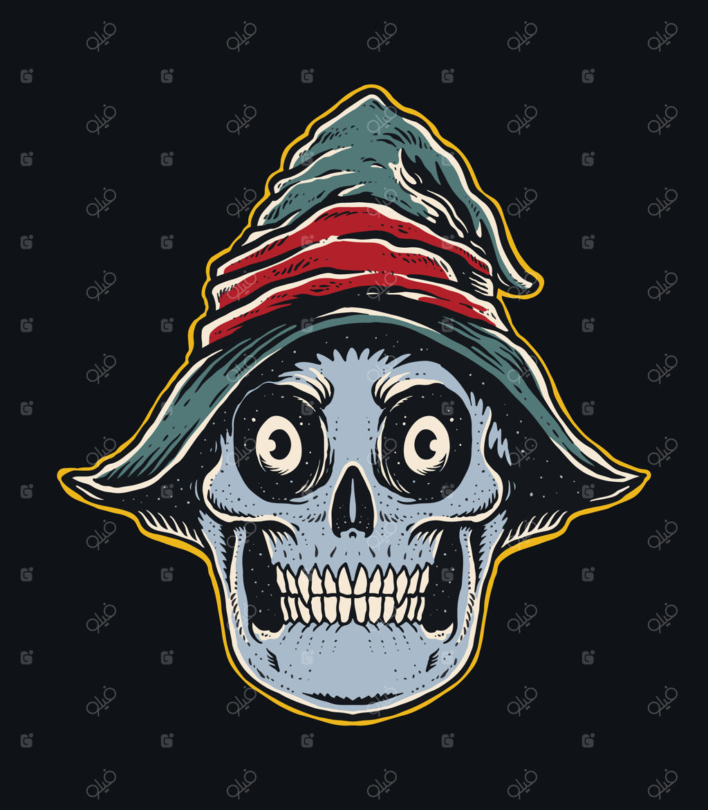 تصویرسازی جمجمه جادوگر