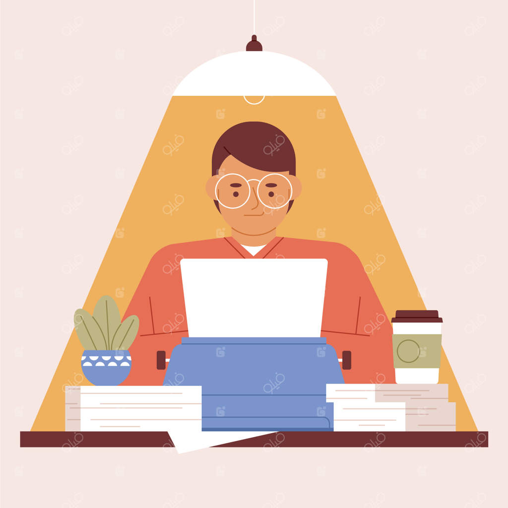 تصویرسازی ادبی با طراحی دستی