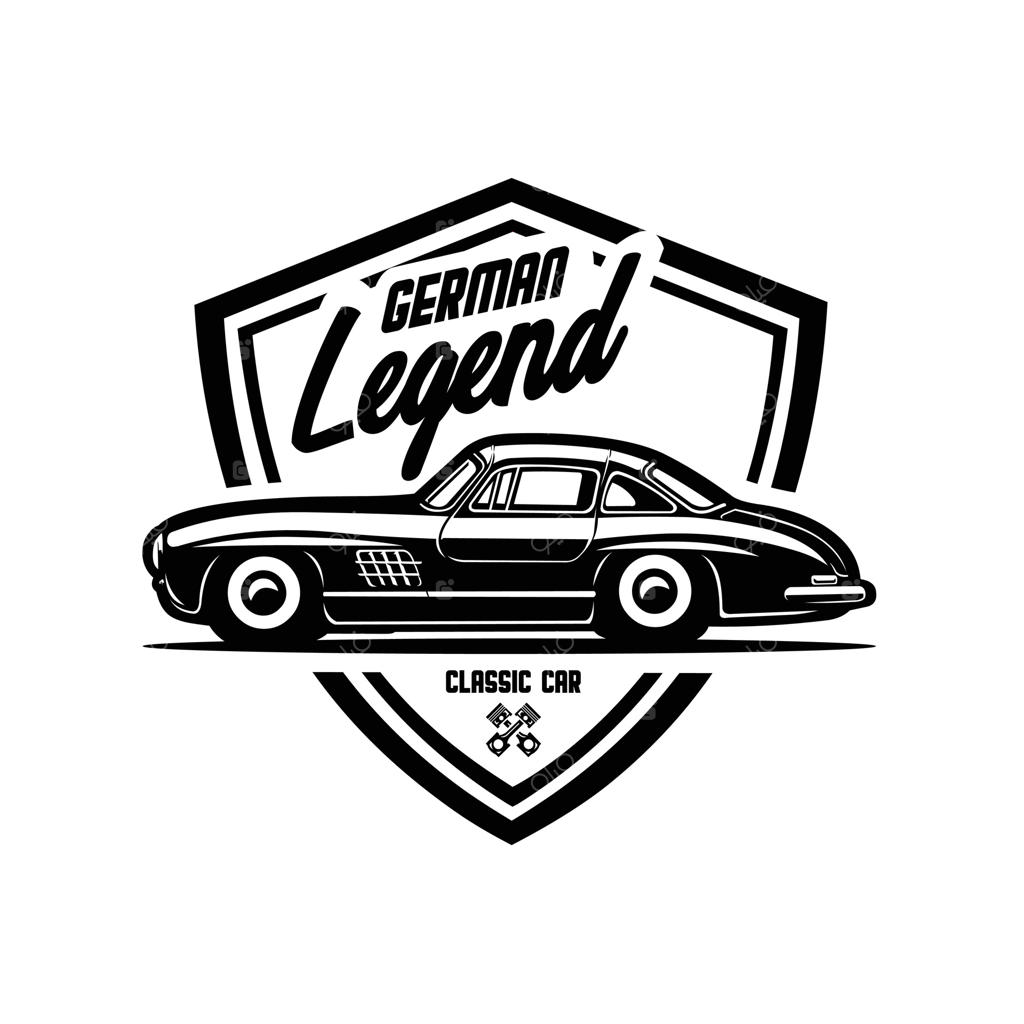 لوگوی نمادین خودروی اسپرت کلاسیک آلمانی