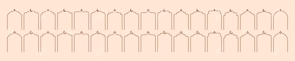 قاب‌های اسلامی: طاق‌های بوهو و عربی در ماه رمضان